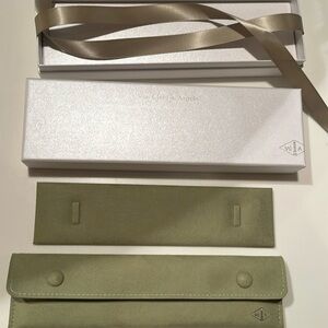 Authentic Van Cleef & Arpels Elegant Jewelry Case for bracelet